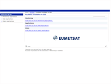 Tablet Screenshot of oislab.eumetsat.int